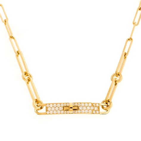 hermes long chain necklace|used hermes necklaces for women.